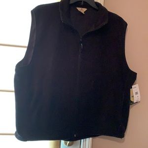 Brand New Fleece Black vest